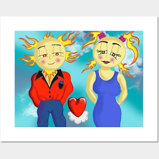 SUNNY LOVERS Coffee Mugs T-Shirts Stickers Posters and Art